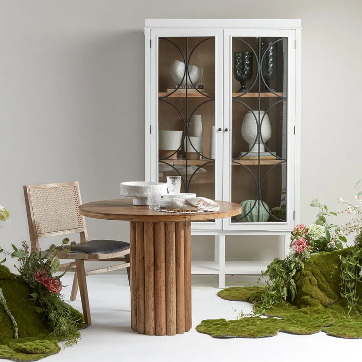 Maverick Birch Cabinet White