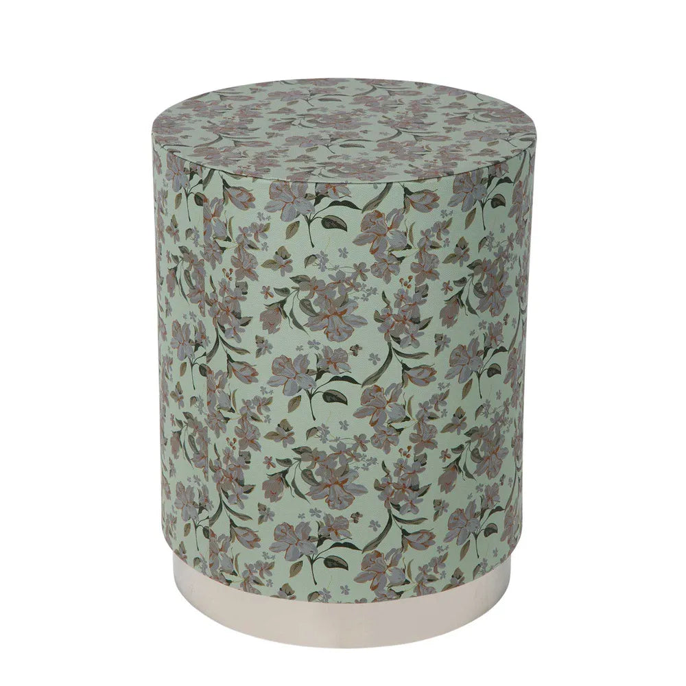 Kendall Drum Sidetable Floral