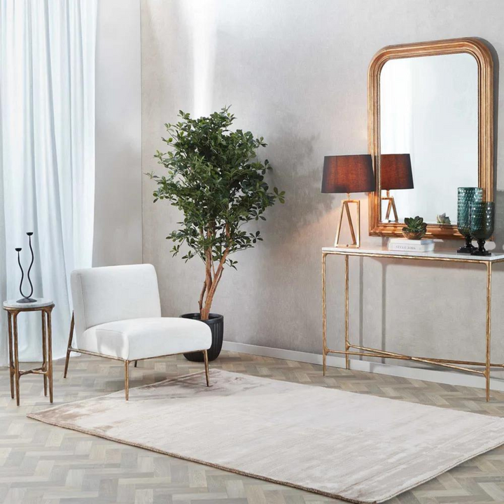 Leo Marble Console Gold