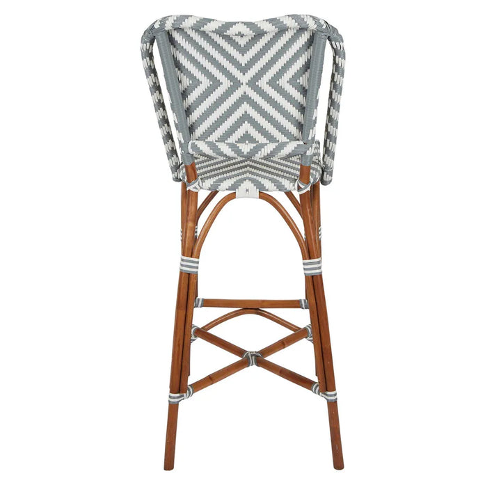 Normandy Rattan Counter Stool Grey