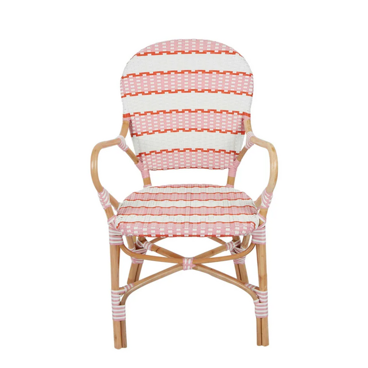 Brighton Rattan Chair Pink