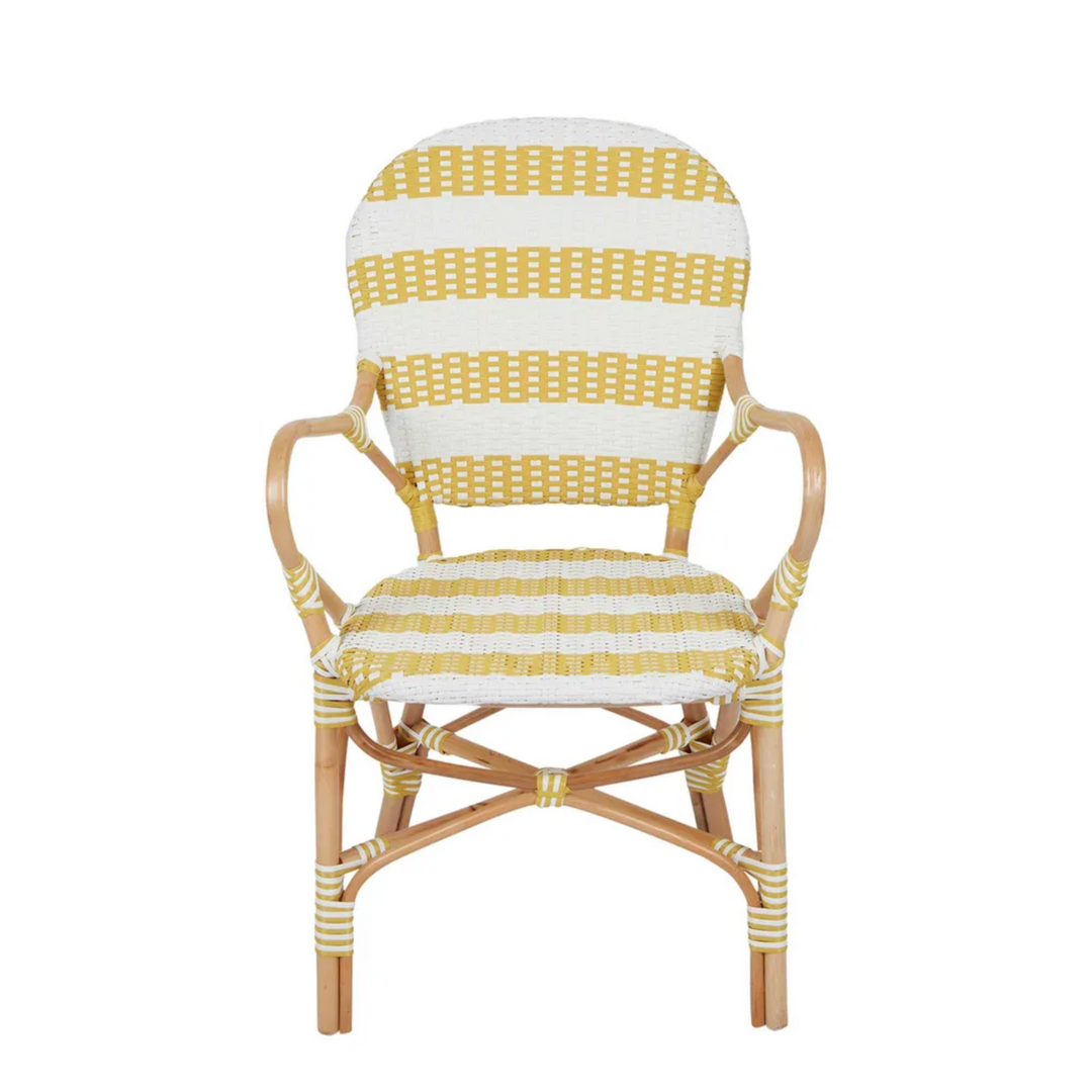 Brighton Rattan Chair Sunshine Yellow