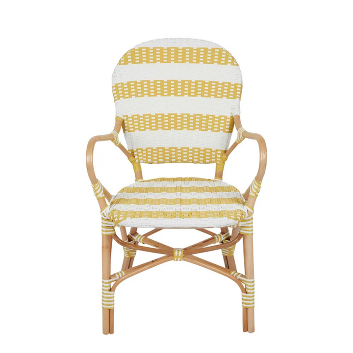Brighton Rattan Chair Sunshine Yellow