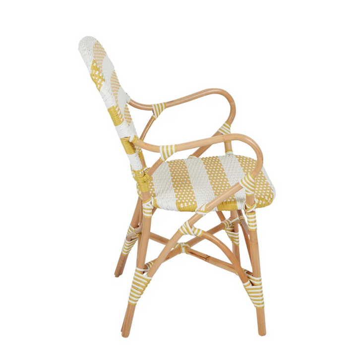 Brighton Rattan Chair Sunshine Yellow