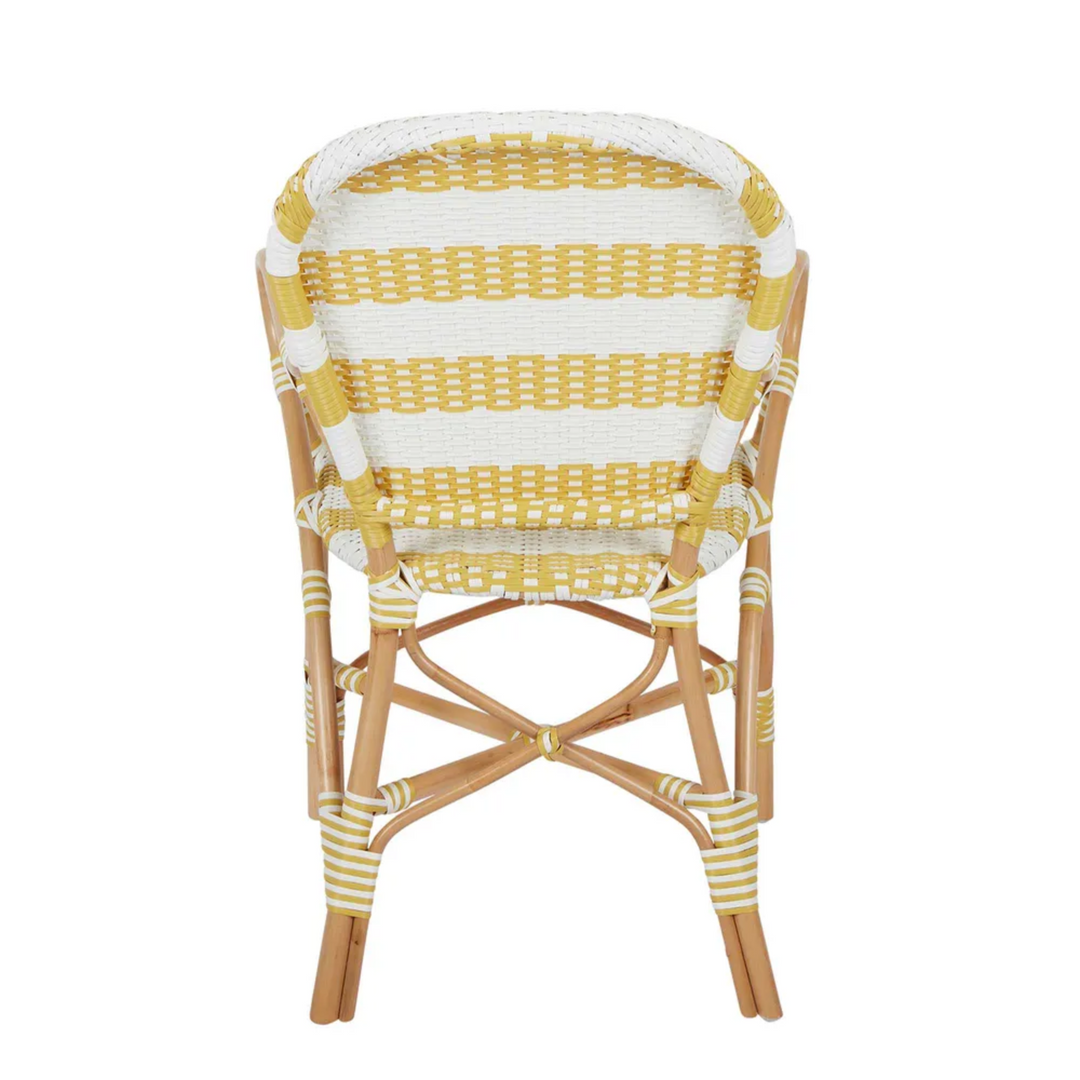 Brighton Rattan Chair Sunshine Yellow