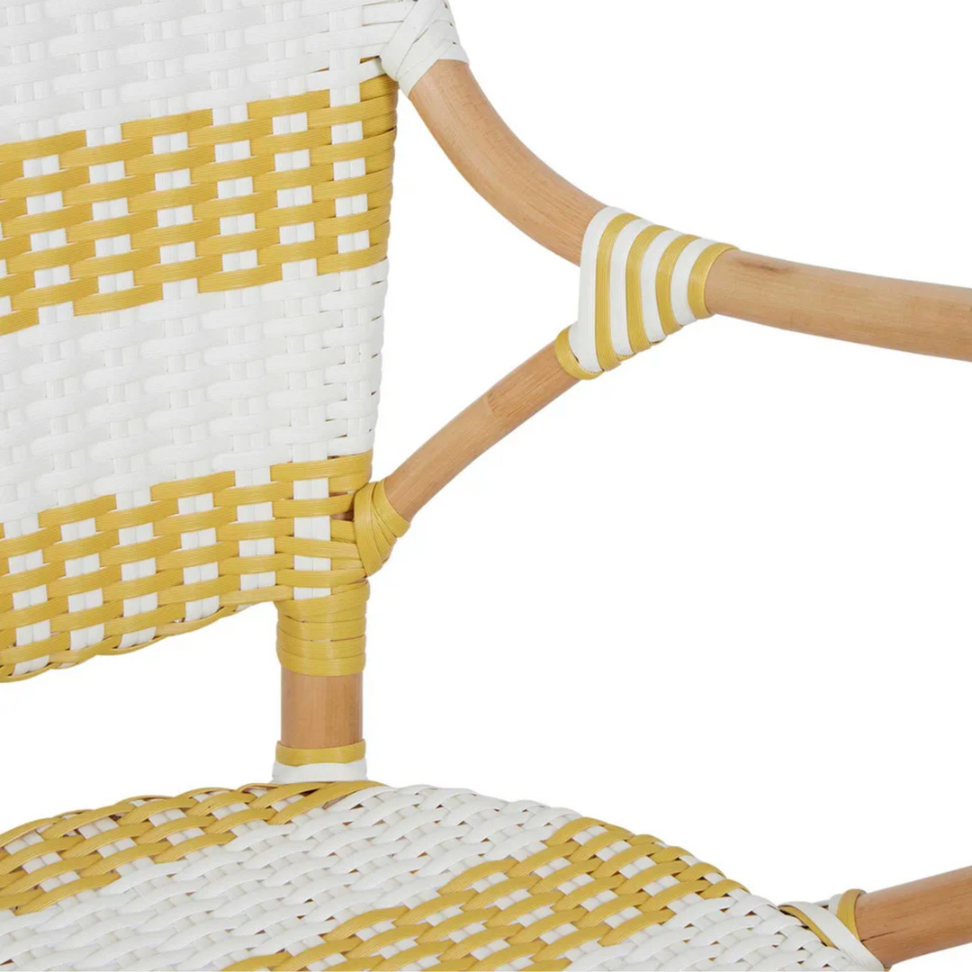 Brighton Rattan Chair Sunshine Yellow