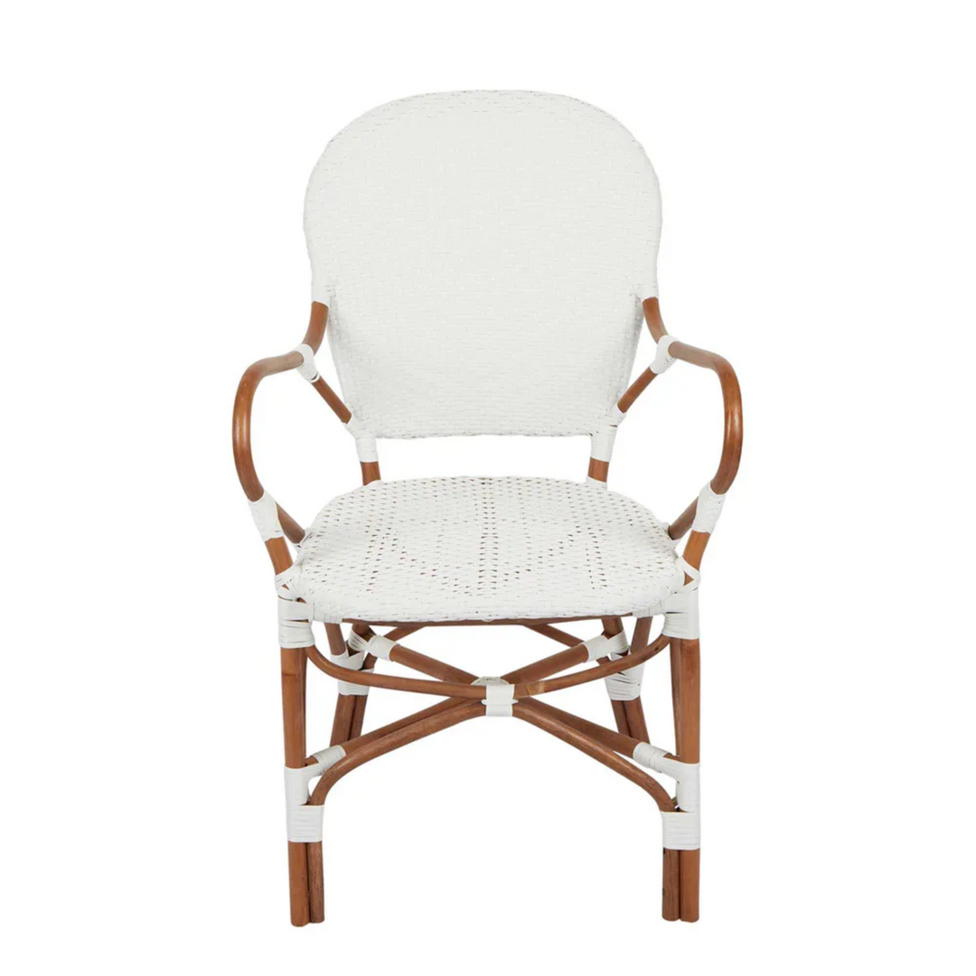 Marnie Rattan Chair White