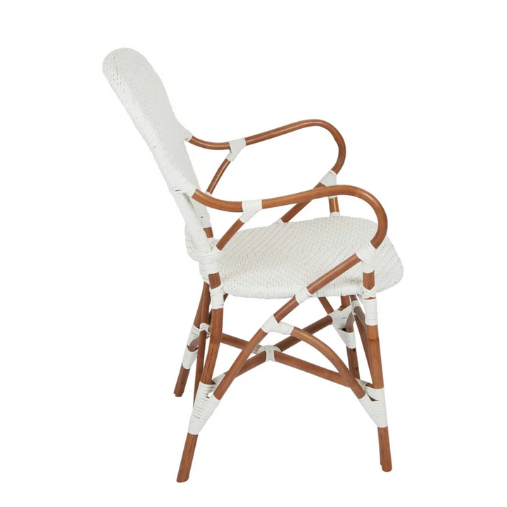 Marnie Rattan Chair White