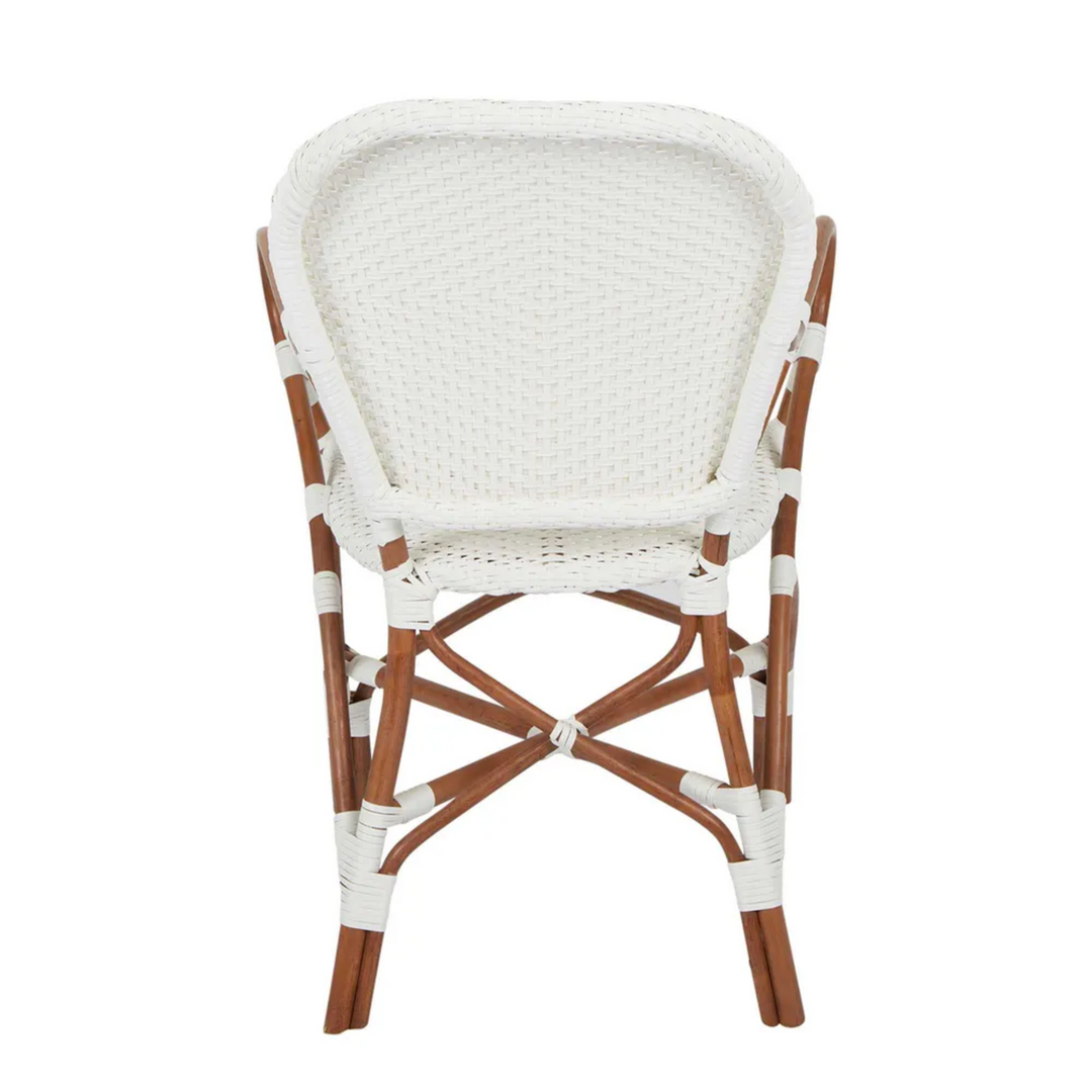 Marnie Rattan Chair White