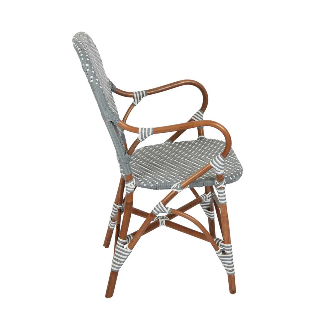 Mattise Rattan Chair Grey