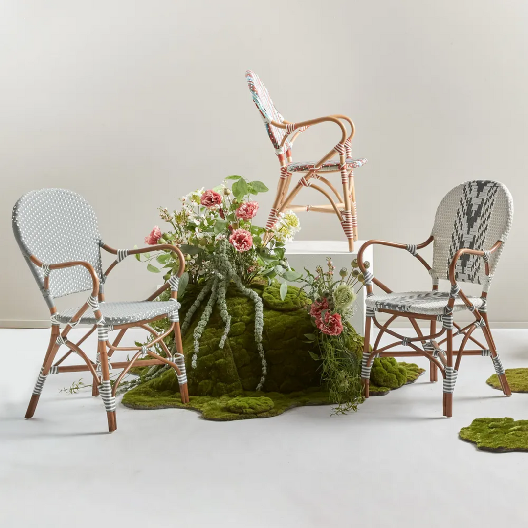 Mattise Rattan Chair Grey