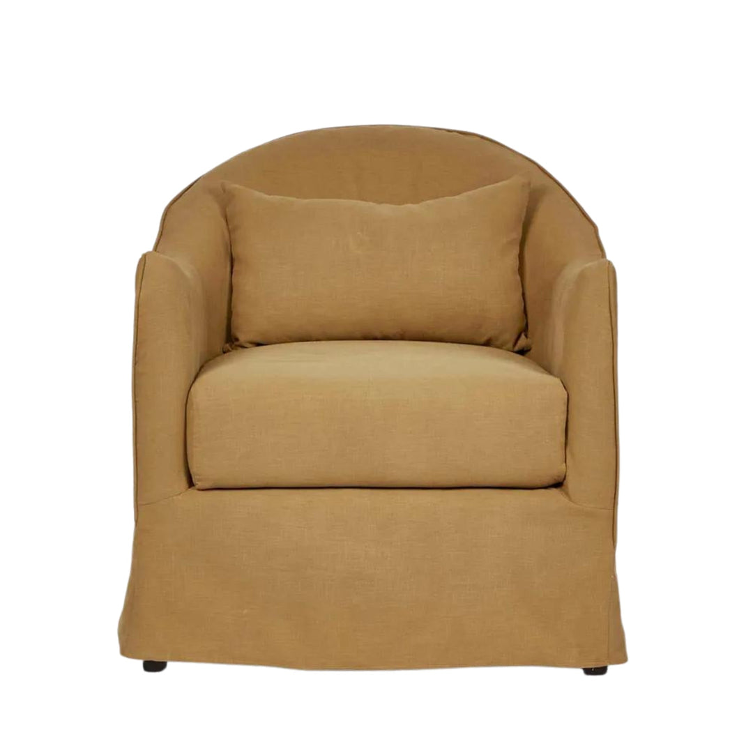 Ville Armchair With Nutmeg Slip Cover