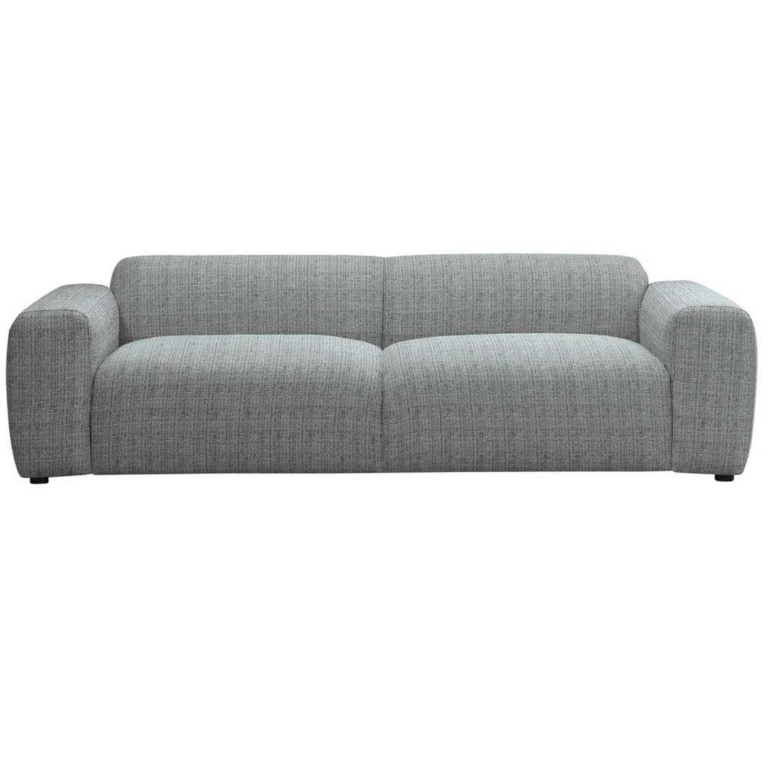 Lumi Sofa 3 Seater Grey Fleck