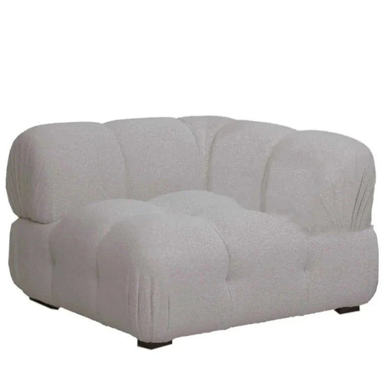 Hugo Sofa Corner Section Stone Boucle