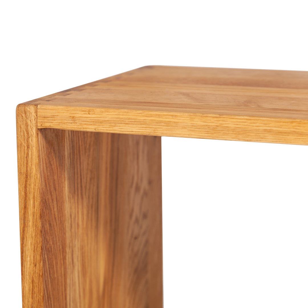 Oslo Oak Lounge Side Table Lacquered Finish