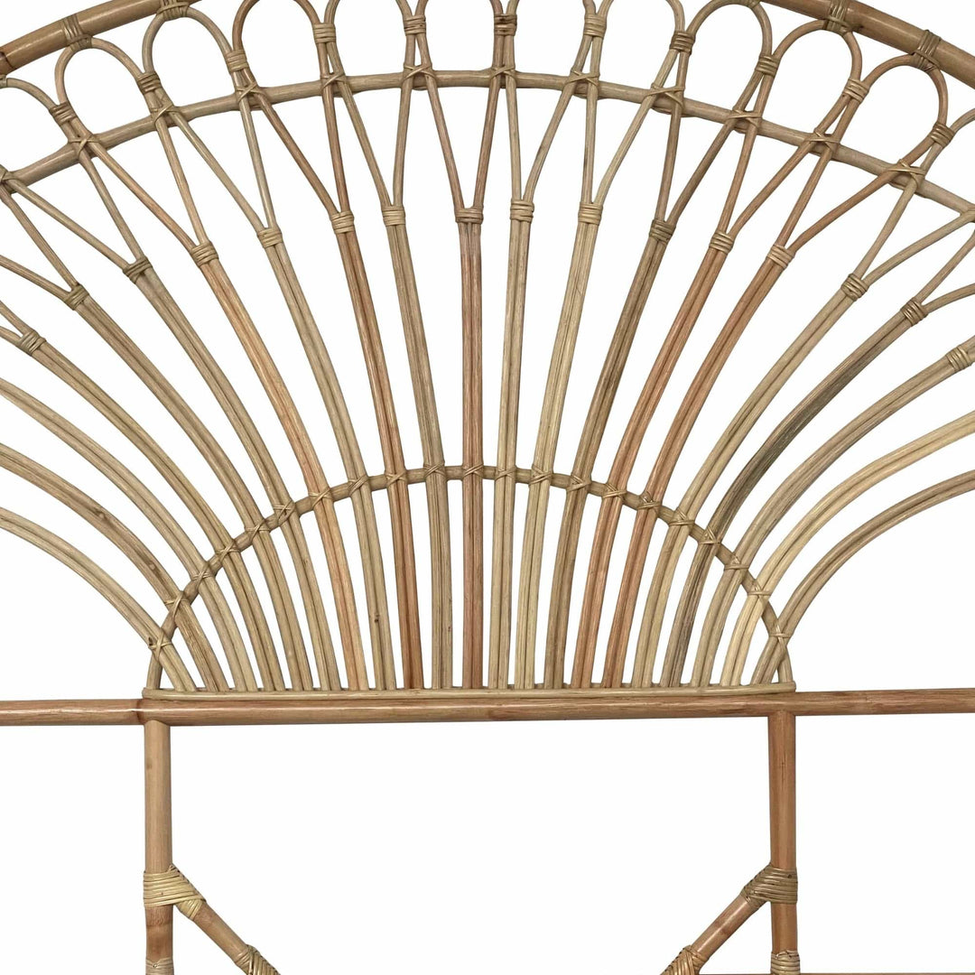 Montego Natural Rattan King Bedhead
