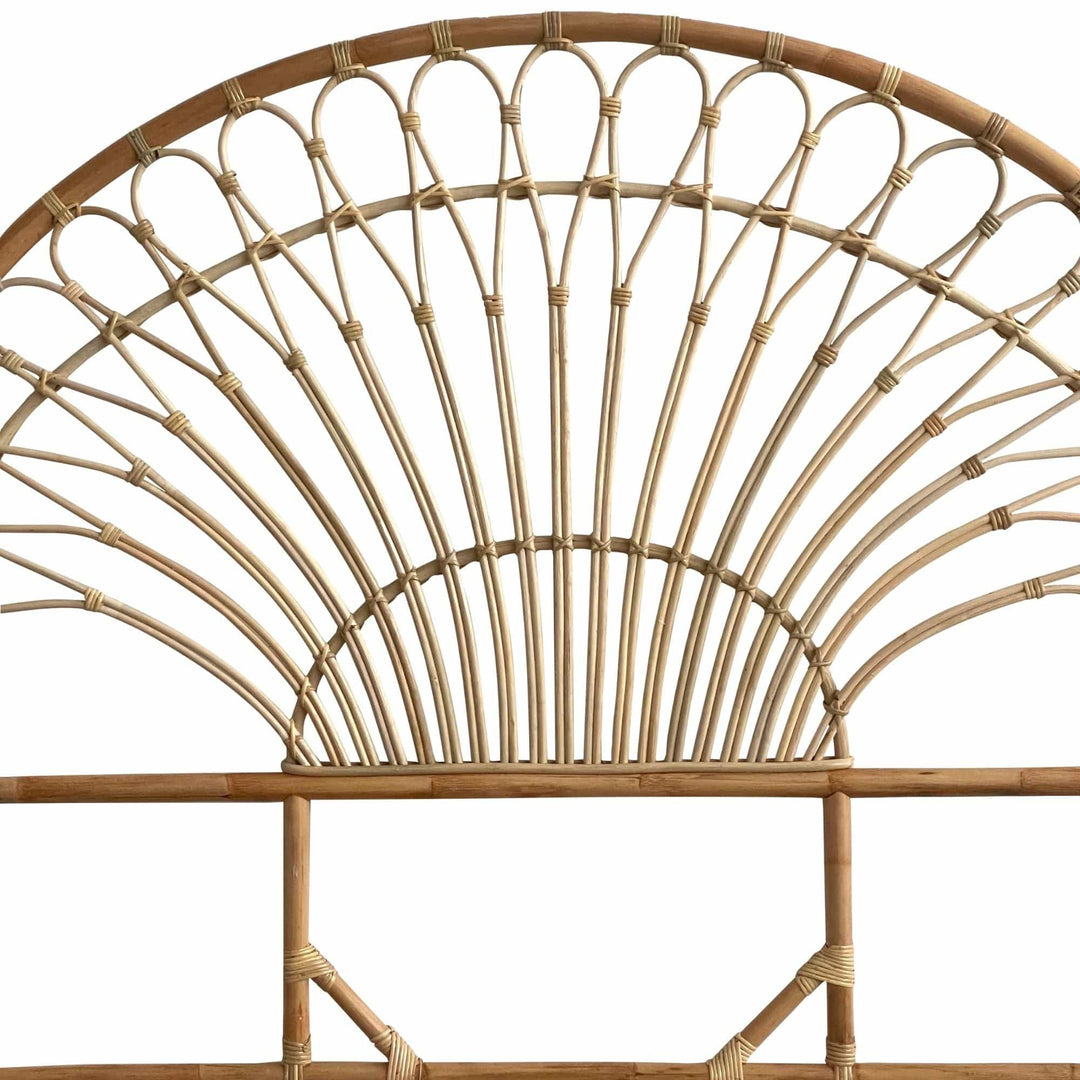 Montego Natural Rattan Queen Bedhead