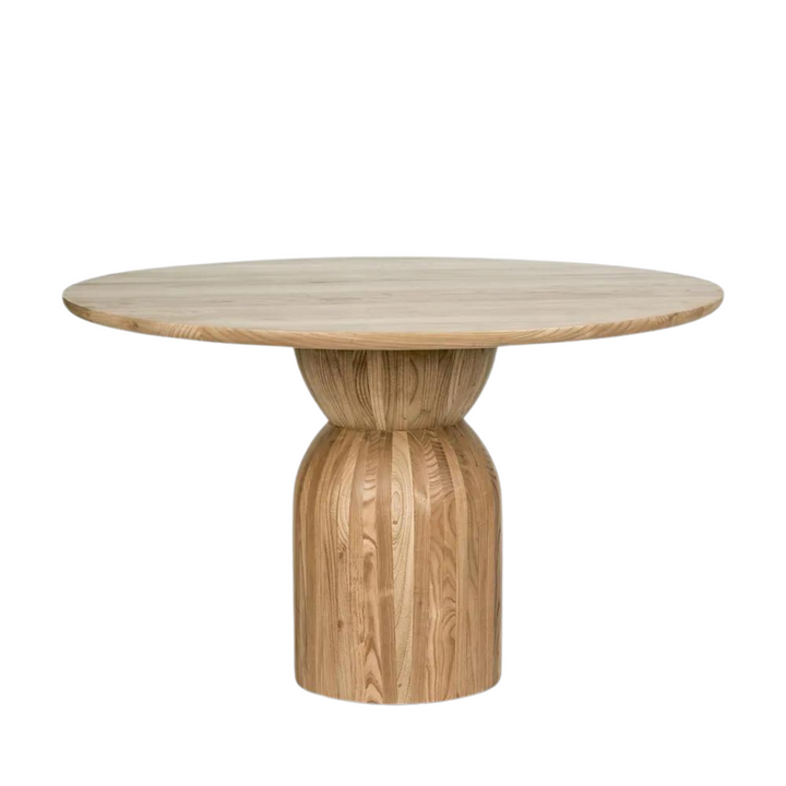 Olive Dining Round/Oval Table Base Natural